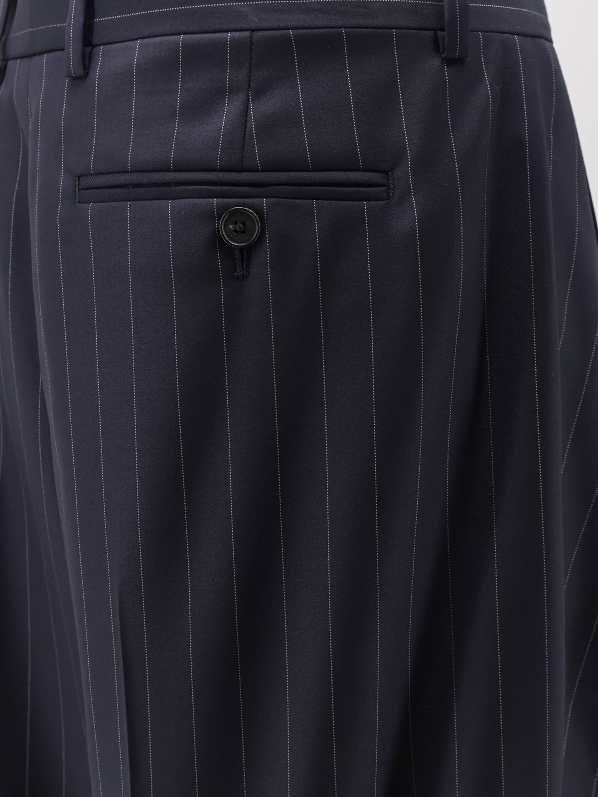 Double Pleat wool trousers