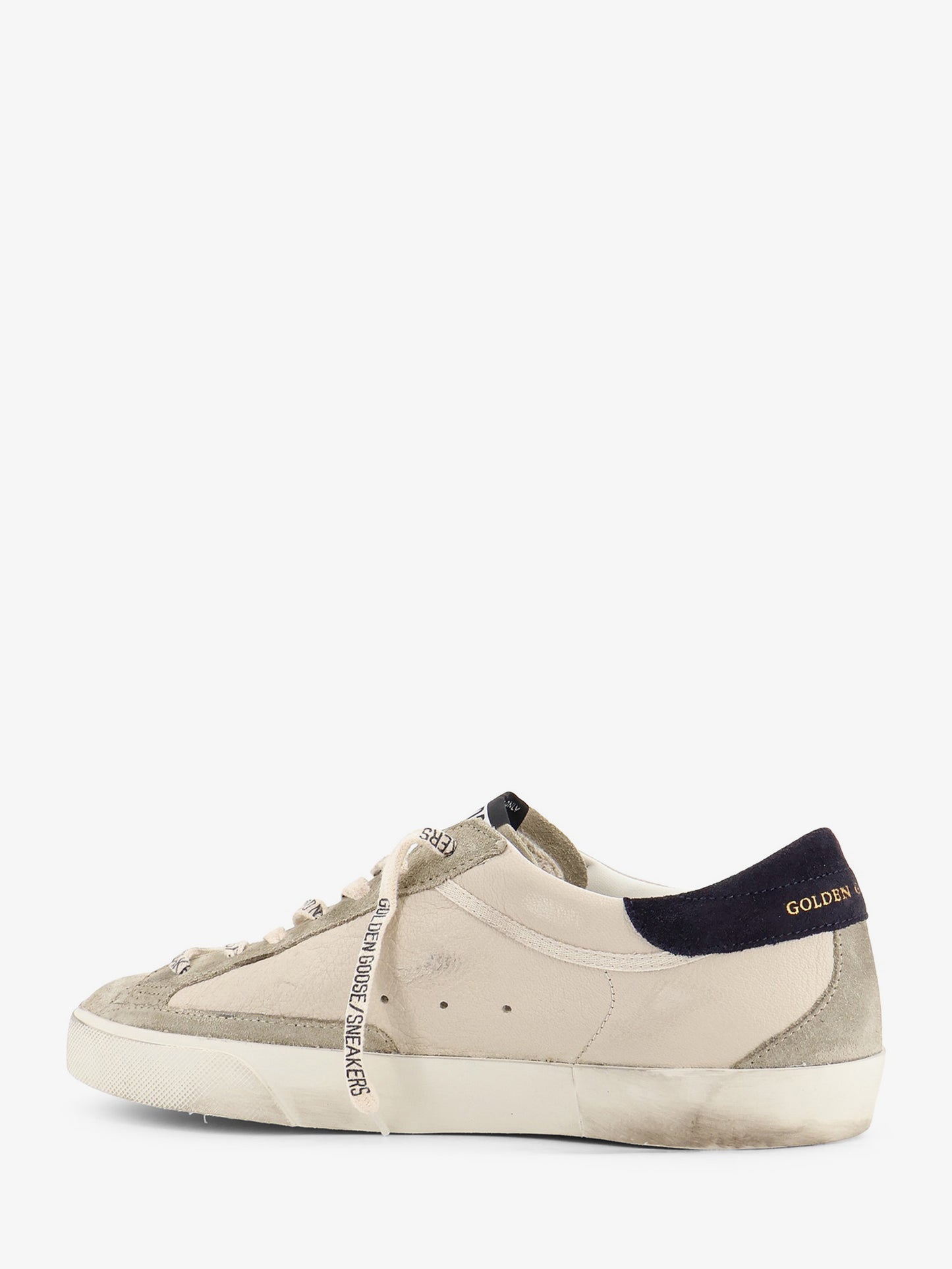 Super-star leather and suede sneakers with iconic side logo
