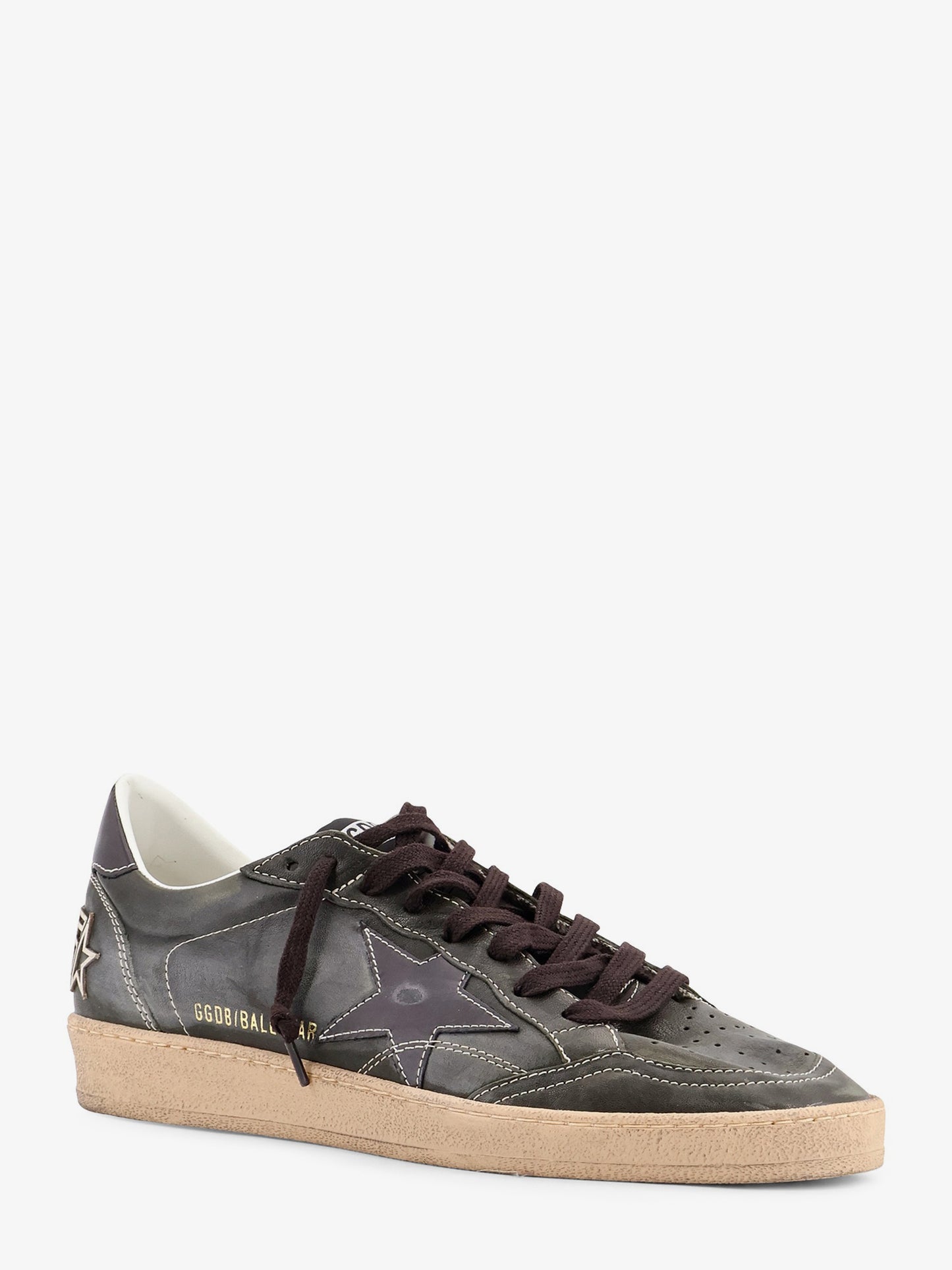 Ballstar used effect leather sneakers