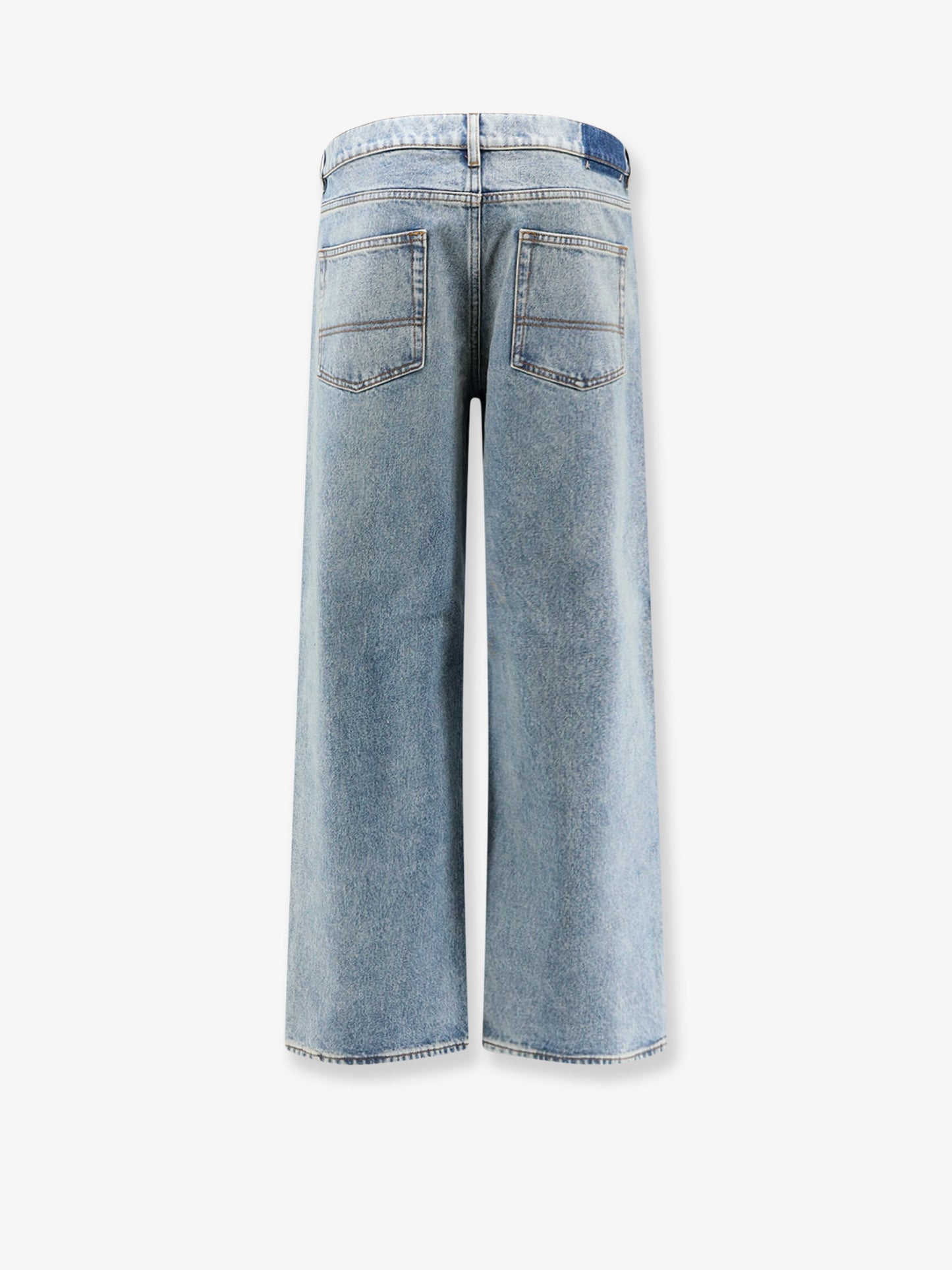 Blue denim jeans