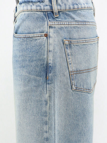 Blue denim jeans thumbnail