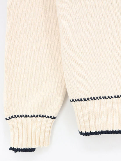 Ribbed cotton sweater thumbnail