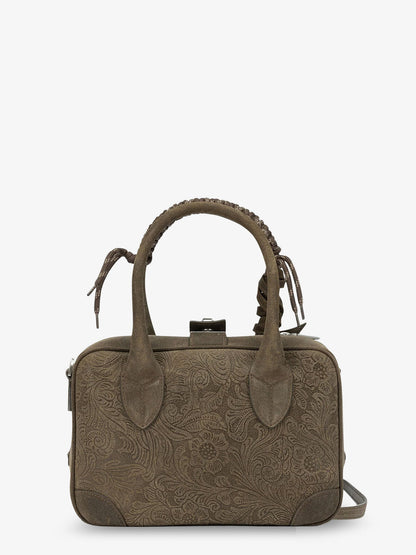Suede Vita Bag crossbody bag with floral motif thumbnail