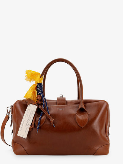Vita leather handbag with front logo thumbnail