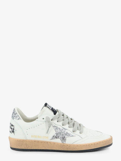 Ballstar leather sneakers with iconic glitter logo on the side thumbnail