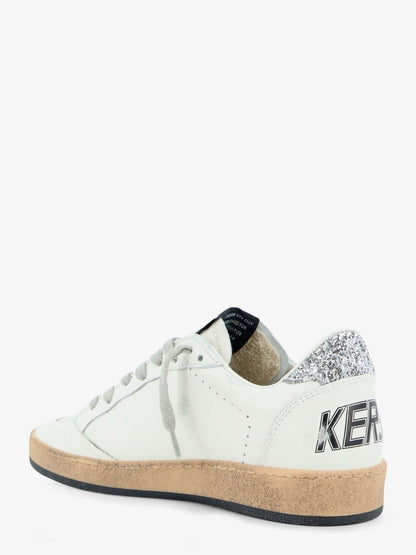 Ballstar leather sneakers with iconic glitter logo on the side thumbnail