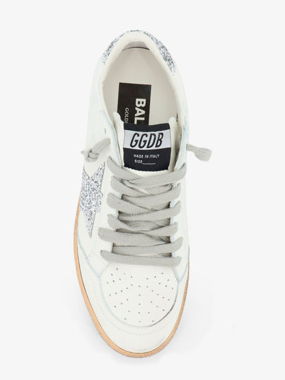 Ballstar leather sneakers with iconic glitter logo on the side thumbnail