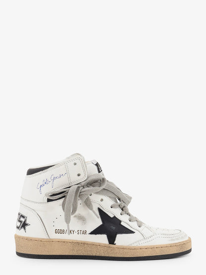 Sky Star leather sneakers with iconic side logo thumbnail