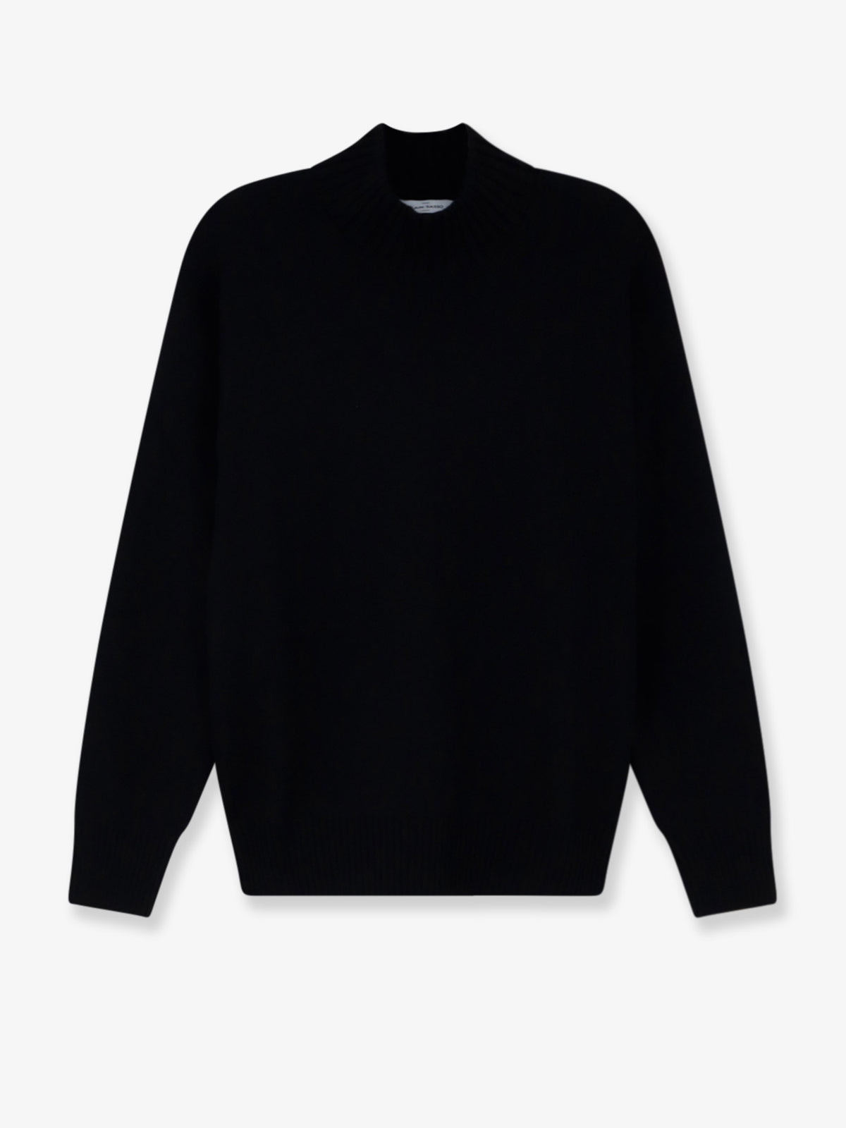 High-neck wool sweater