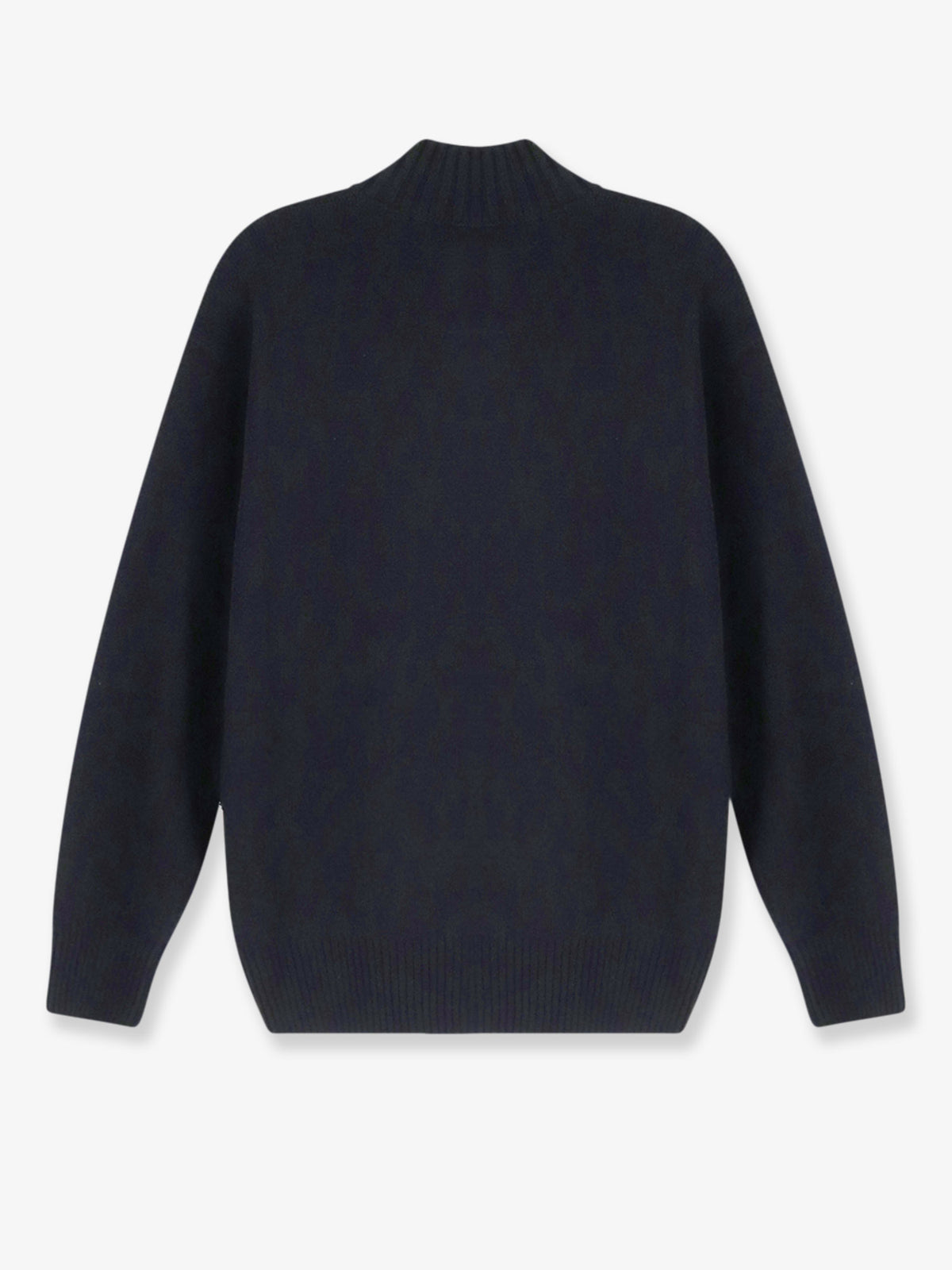 High-neck wool sweater