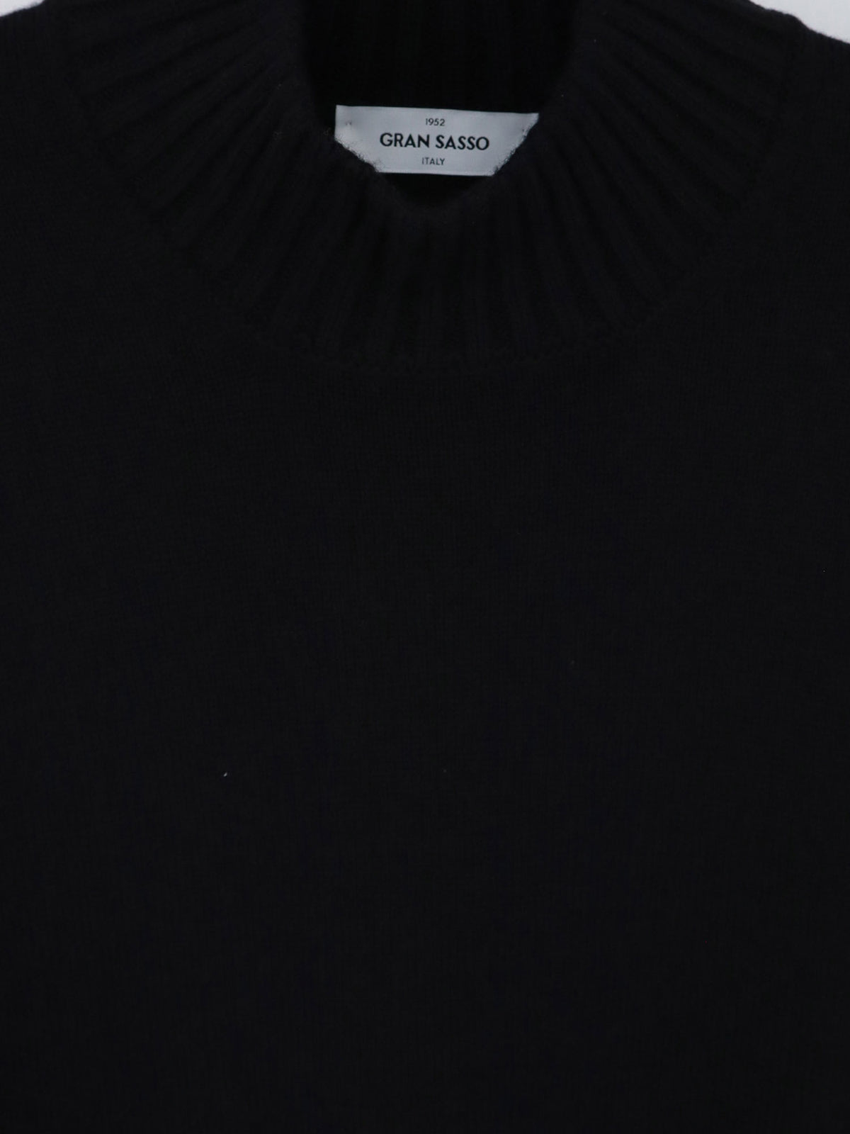 High-neck wool sweater