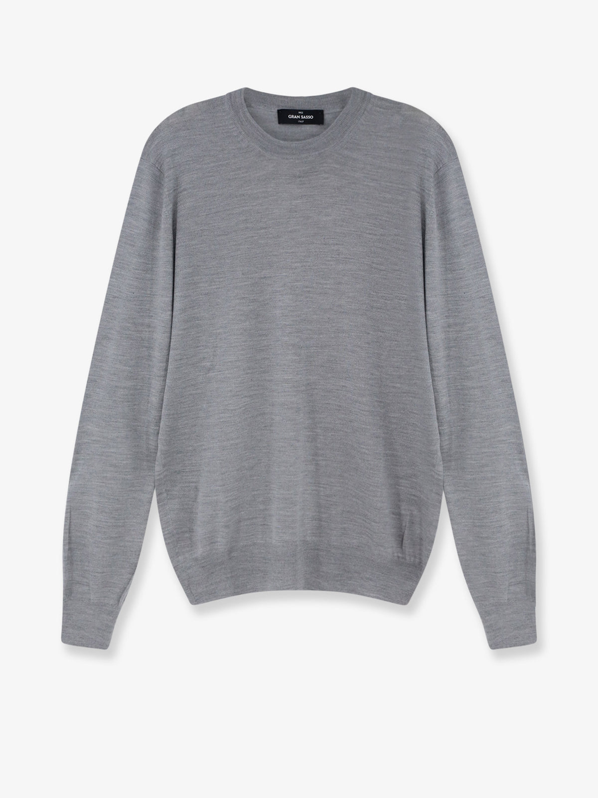 Virgin wool, cashmere, and silk blend sweater
