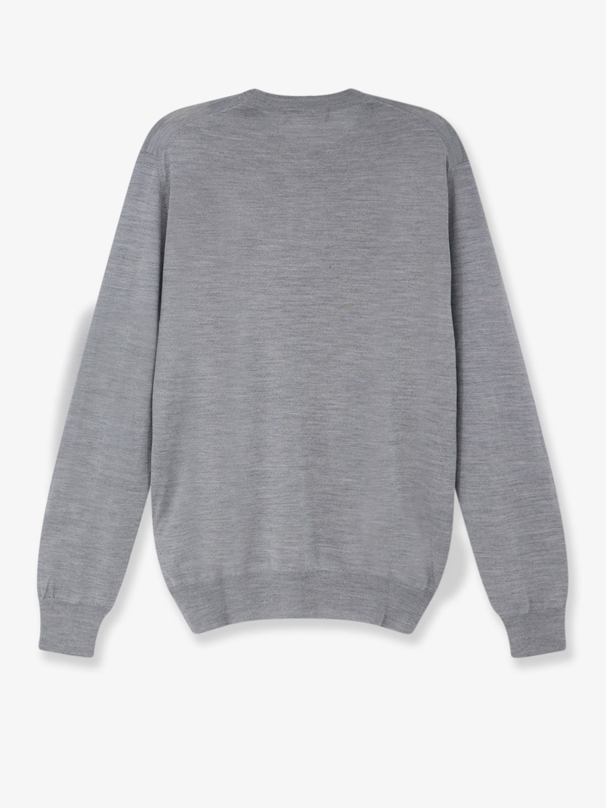 Virgin wool, cashmere, and silk blend sweater