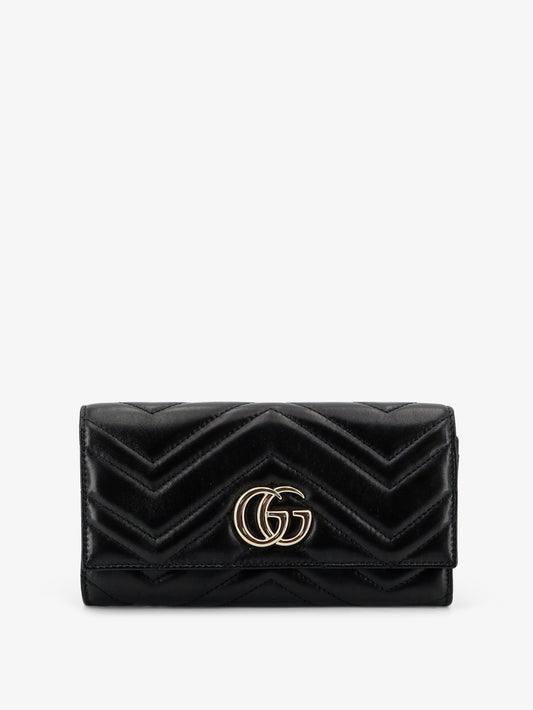 GG Continental Leather Wallet