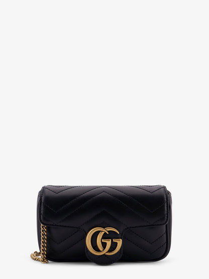 GG Marmont Mini Leather crossbody bag thumbnail