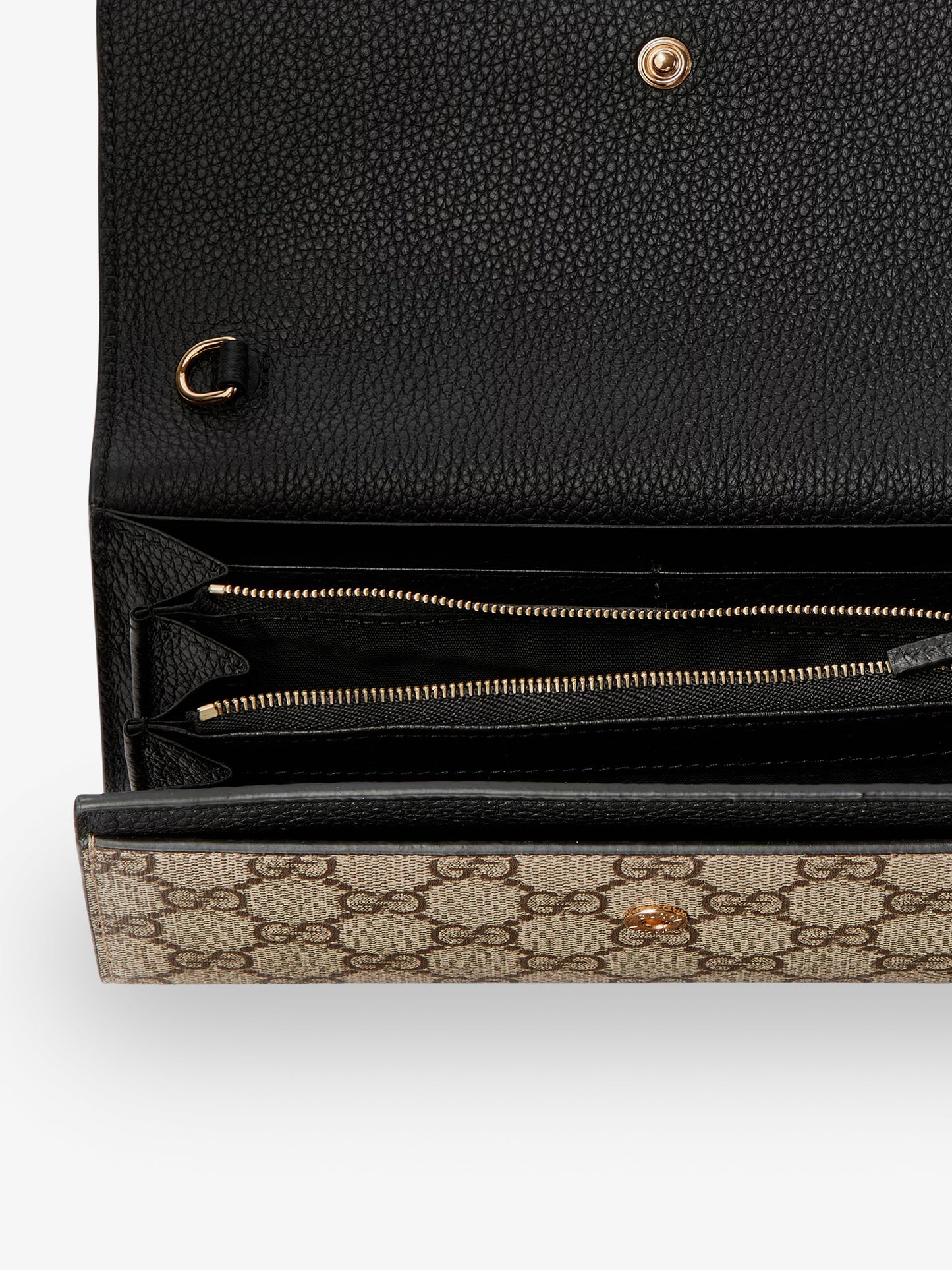 Borsa a tracolla GG Marmont in pelle e tessuto GG Supreme