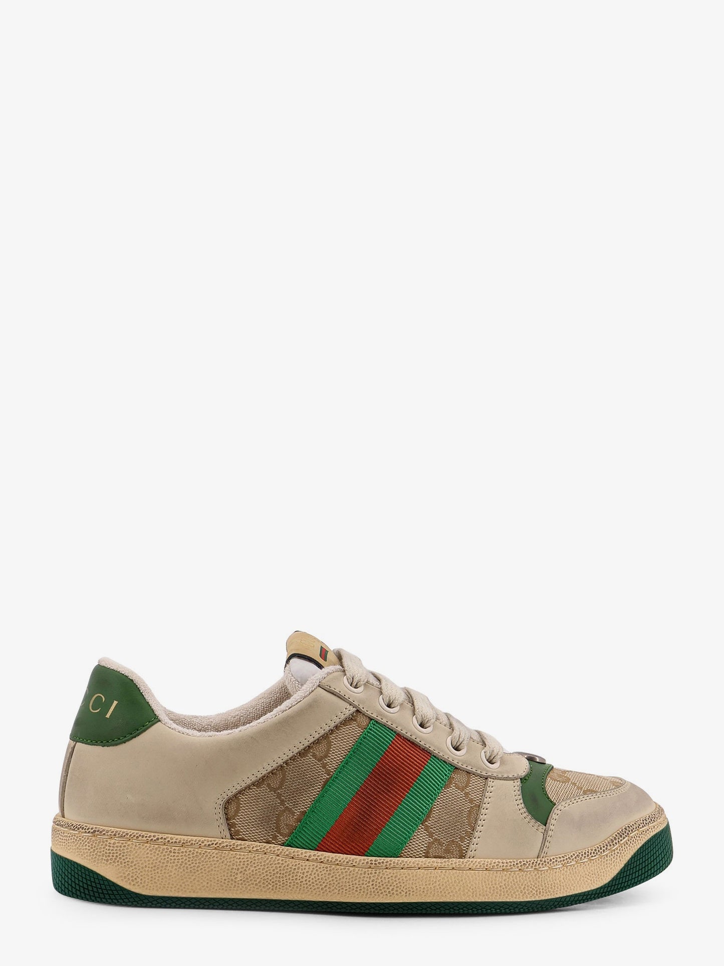 Sneakers low-top Screener in pelle e tessuto GG Supreme