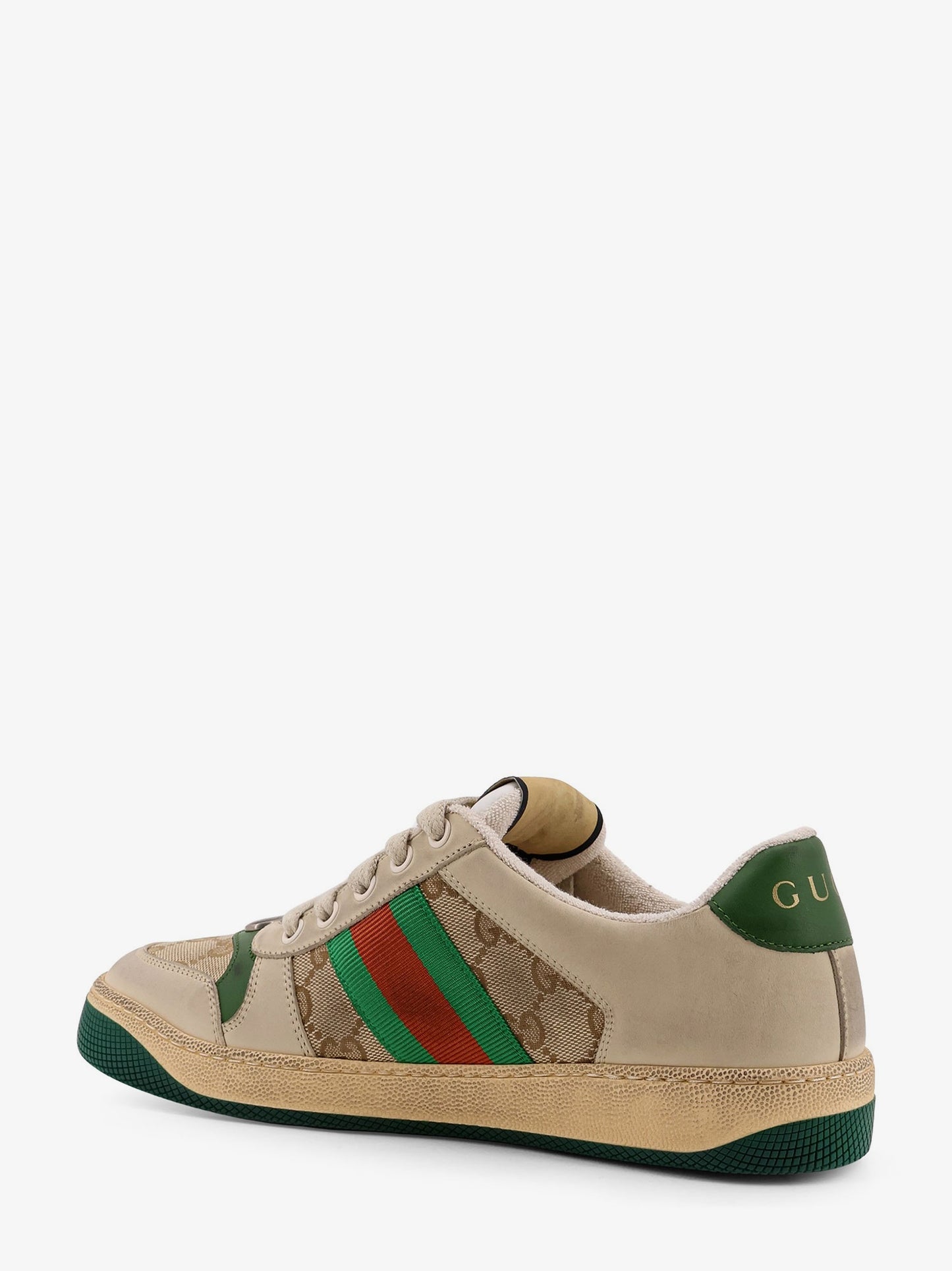 Sneakers low-top Screener in pelle e tessuto GG Supreme