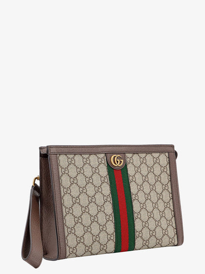 Ophidia GG fabric clutch bag thumbnail
