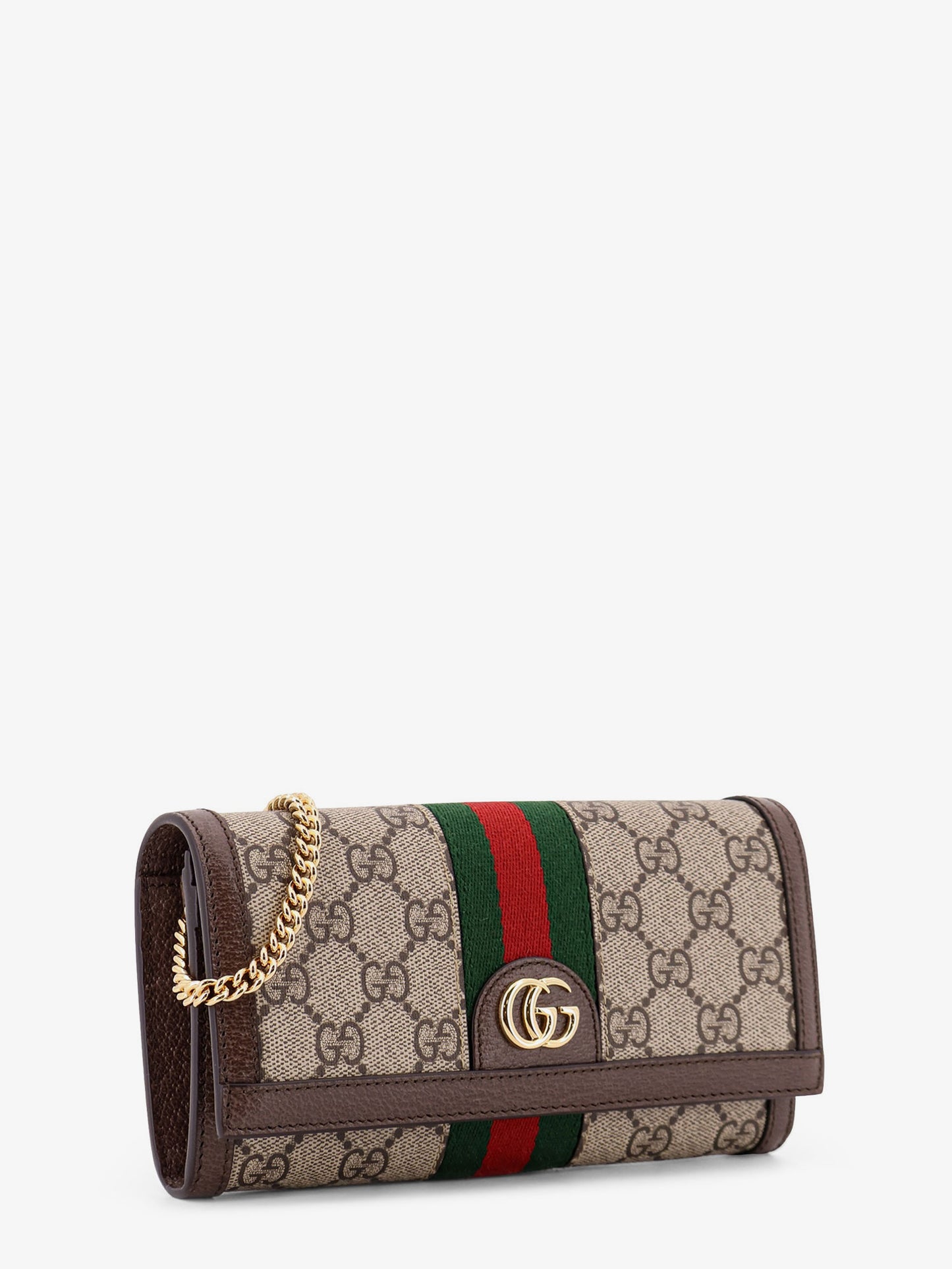 Ophidia GG Supreme Fabric and leather crossbody bag