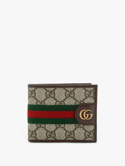 Coated canvas wallet with GG motif thumbnail