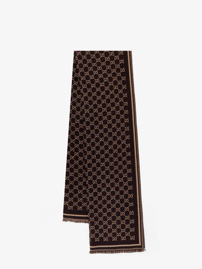 GG wool jacquard scarf thumbnail