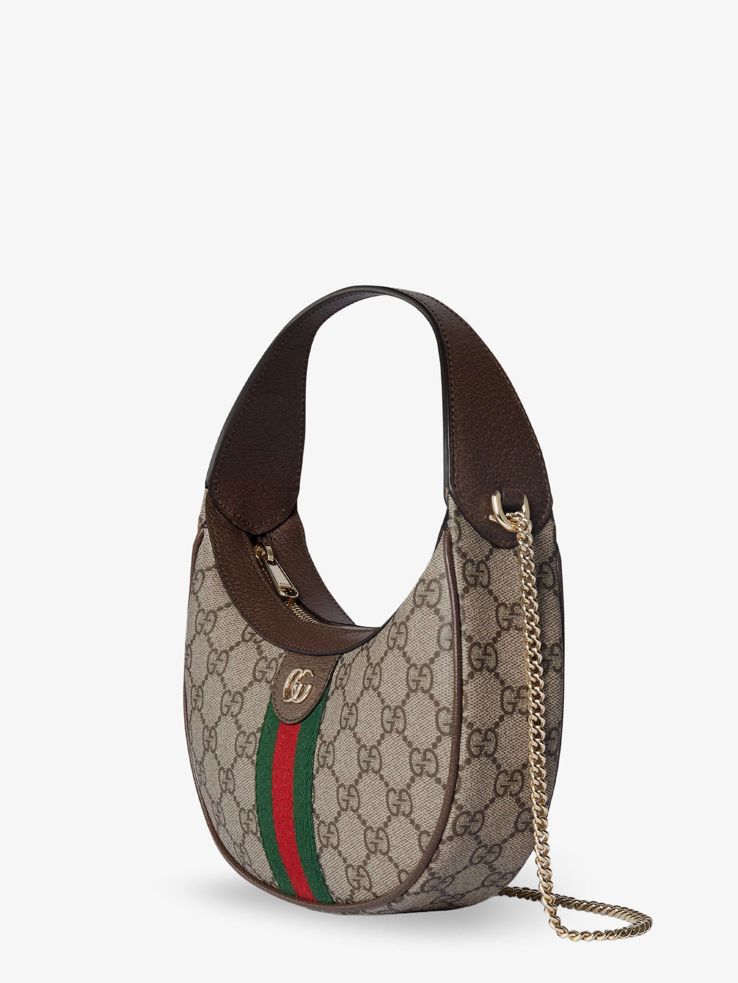 Borsa a tracolla Ophidia in Tessuto GG Supreme e pelle