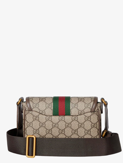 Mini Ophidia GG fabric crossbody bag thumbnail