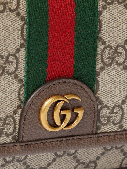 Mini Ophidia GG fabric crossbody bag thumbnail