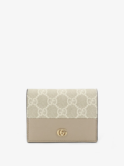 GG Marmont bicolor leather wallet thumbnail