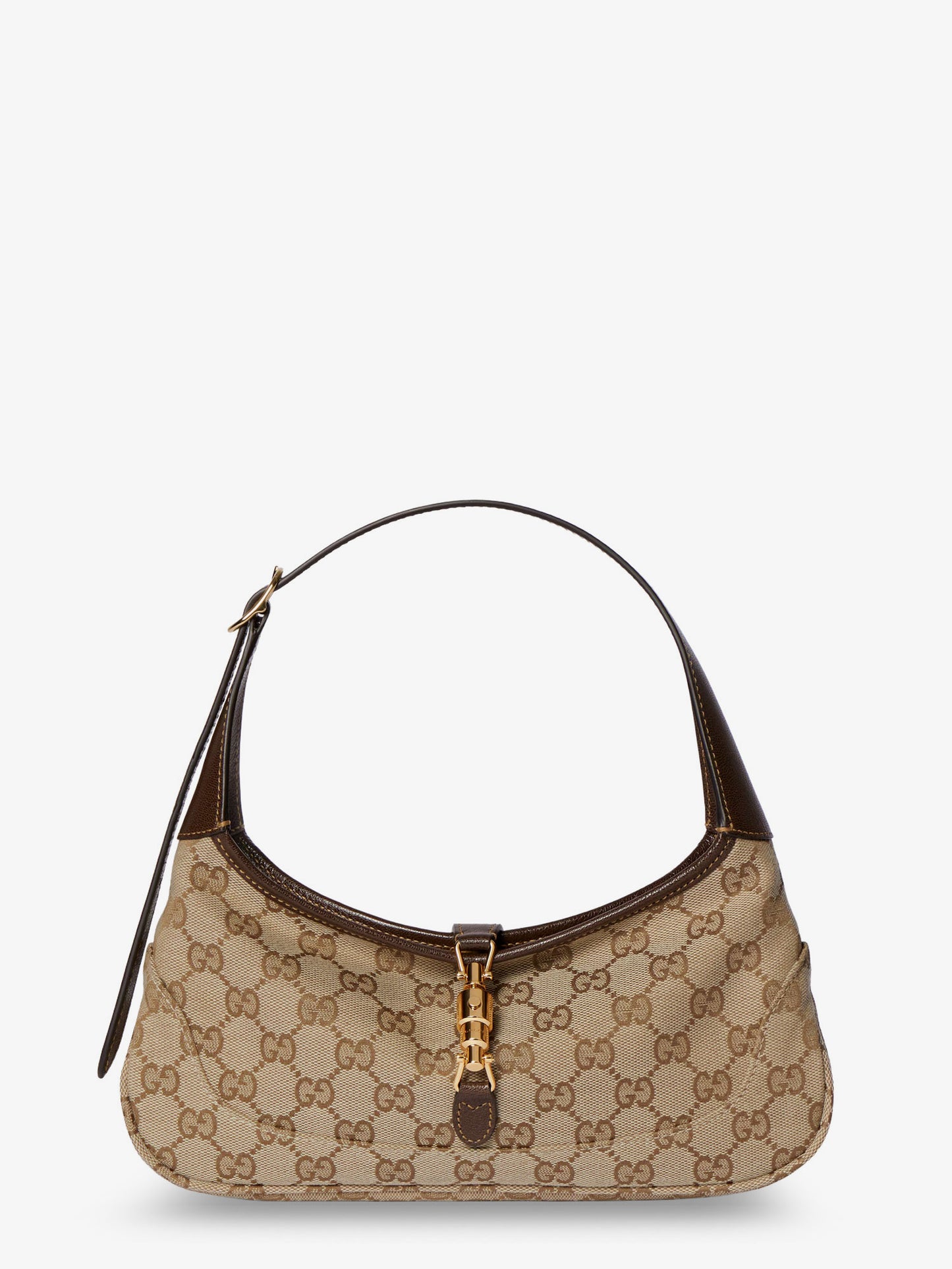 Jackie Slim GG Fabric and leather shoulder bag