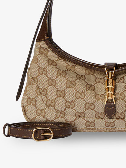 Jackie Slim GG Fabric and leather shoulder bag thumbnail