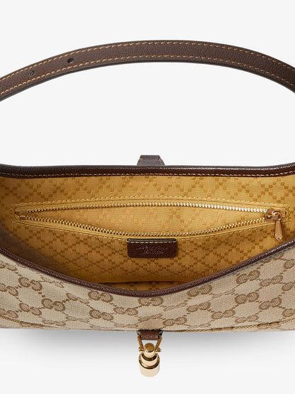 Jackie Slim GG Fabric and leather shoulder bag thumbnail