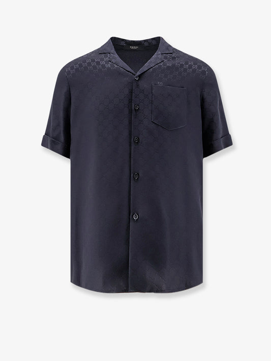 GG jacquard silk shirt