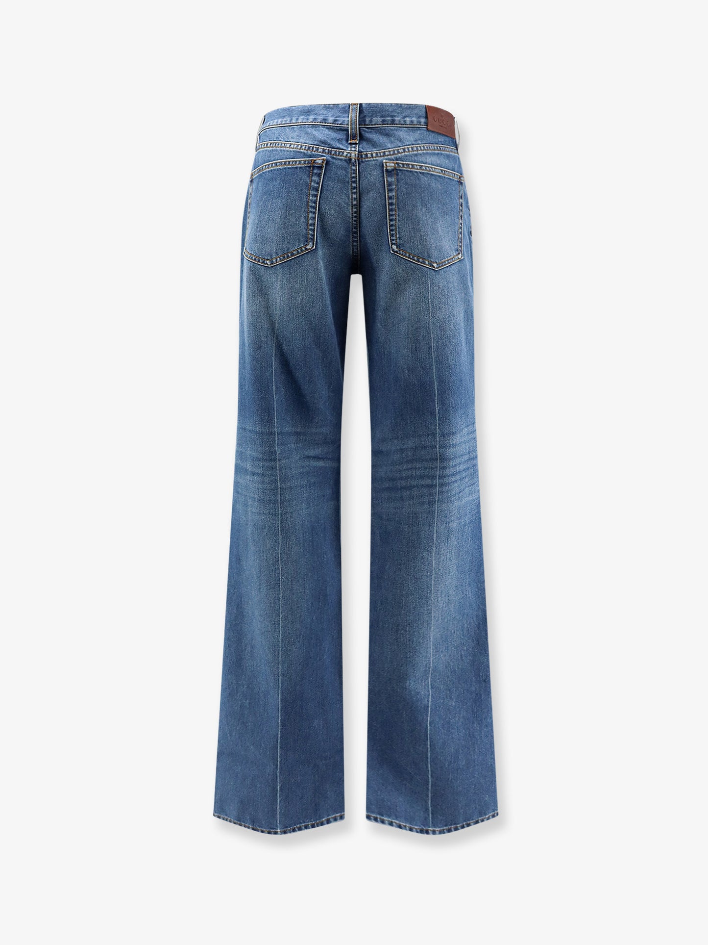 Blue denim jeans