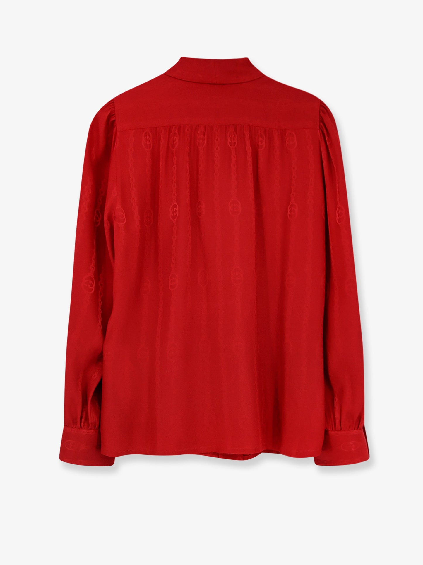 Camicia in seta con fiocco