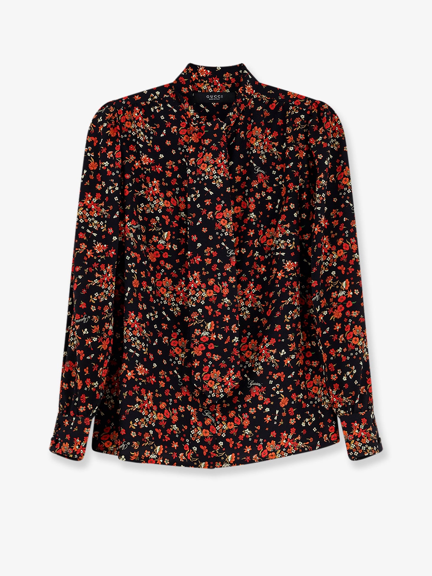Printed silk shirt