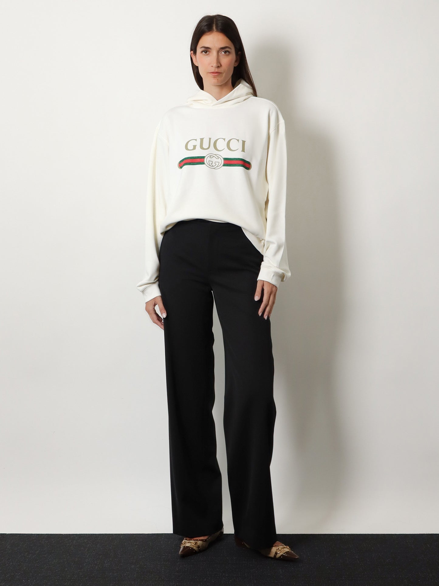 Cotton and cashmere sweatshirt