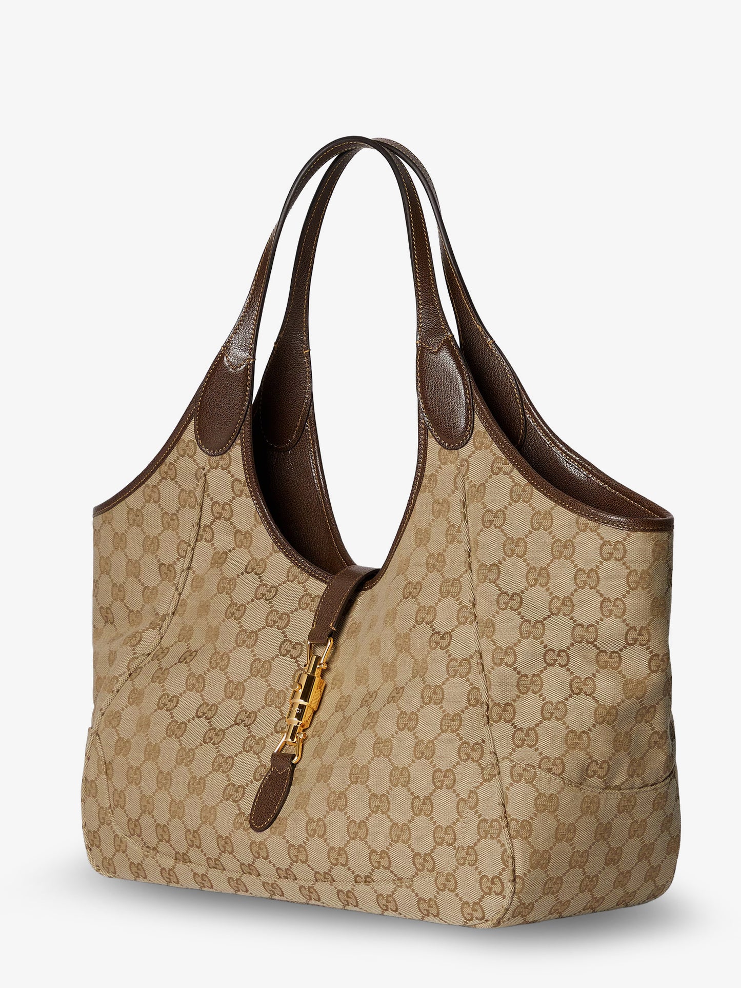 Borsa a spalla Mercato in tessuto GG