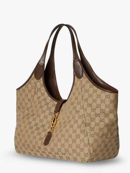 Borsa a spalla Mercato in tessuto GG thumbnail
