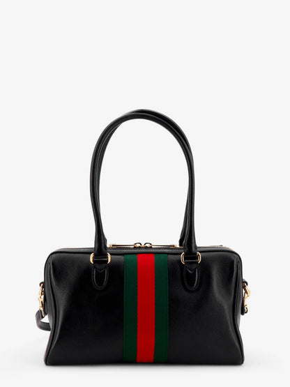 Borsetto leather handbag with Web detail on the front thumbnail