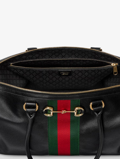 Borsa a spalla Borsetto in pelle con Morsetto in metallo thumbnail