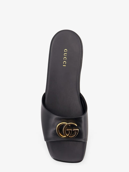 Slide sandals with metal GG logo thumbnail