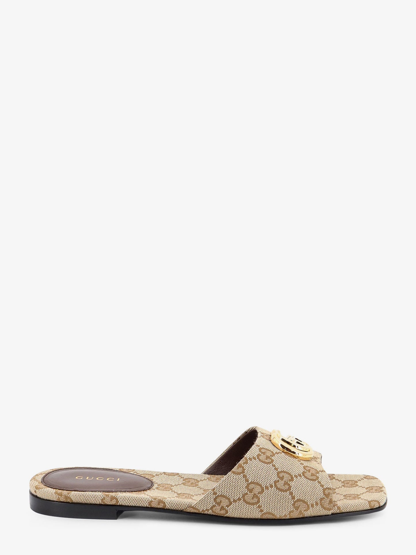 GG fabric slide sandals