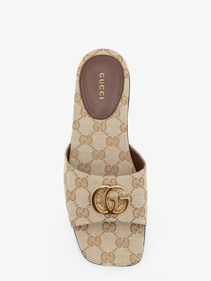 GG fabric slide sandals thumbnail