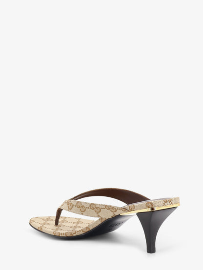 Vittoria GG fabric flip-flops sandals thumbnail