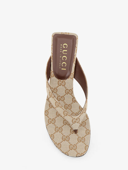 Vittoria GG fabric flip-flops sandals thumbnail