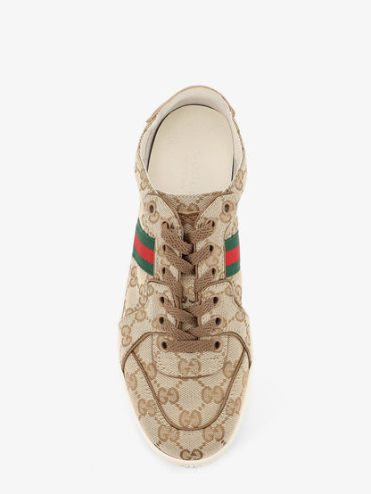 Stretch GG fabric sneakers with Nastro Web on the side thumbnail