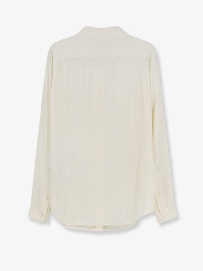 Camicia in seta con stampa iconica thumbnail