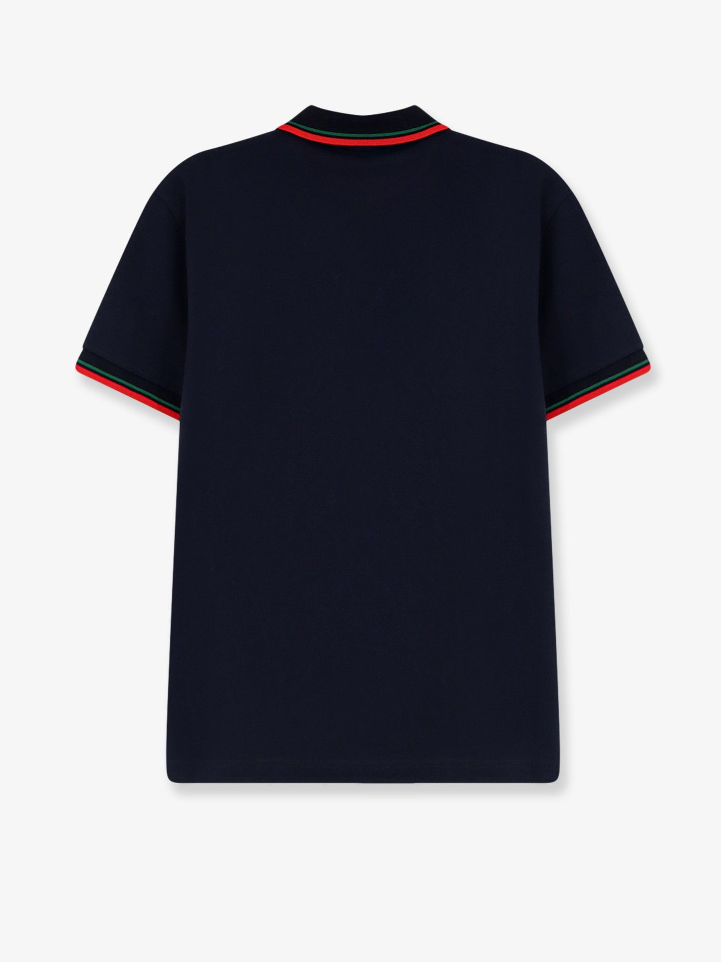 Cotton polo shirt with embroidered logo on the front